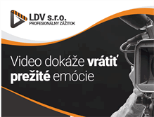 Tablet Screenshot of ldv.sk