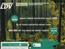Tablet Screenshot of ldv.lv